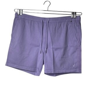 Psycho Bunny Men's‎ Willis Stretch Tencel Shorts XXL Digital Lavender New